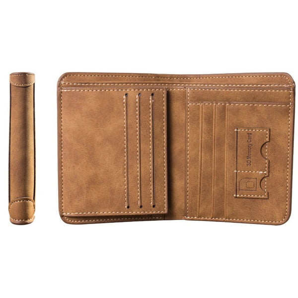 Vintage PU Nubuck Skin Wallet