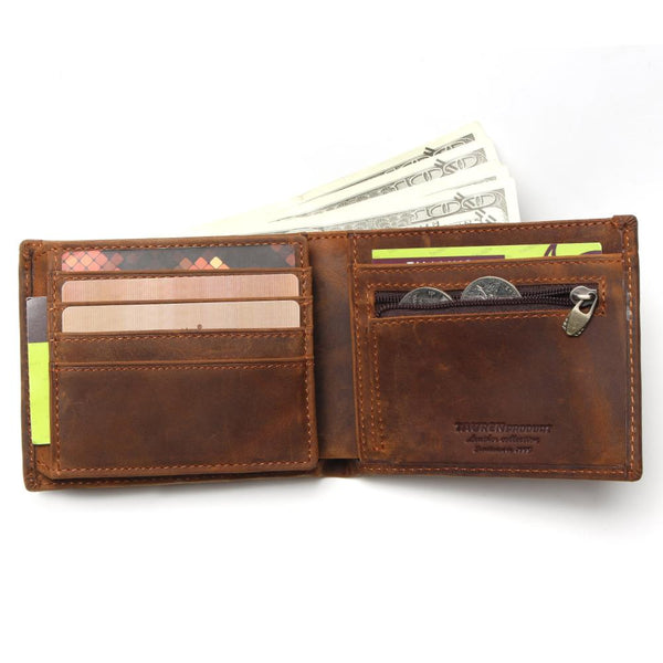 Crazy Horse Leather Wallet
