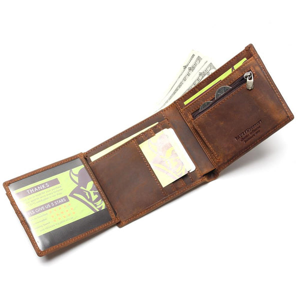 Crazy Horse Leather Wallet