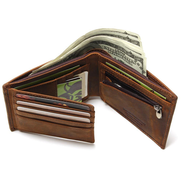 Crazy Horse Leather Wallet