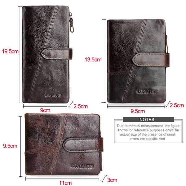 Cowhide Leather Men's Wallets