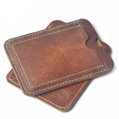 Cowhide Leather Card Holder