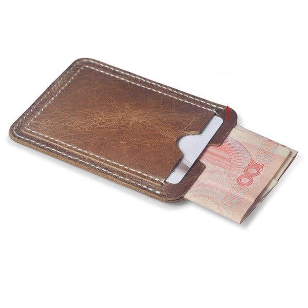 Cowhide Leather Card Holder