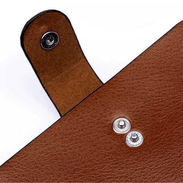 Leather Buckle Business Card Holders