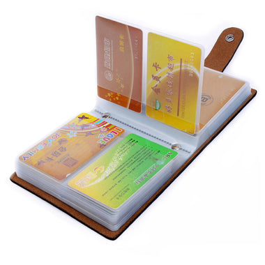 Leather Buckle Business Card Holders