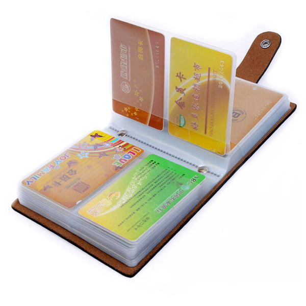 Leather Buckle Business Card Holders