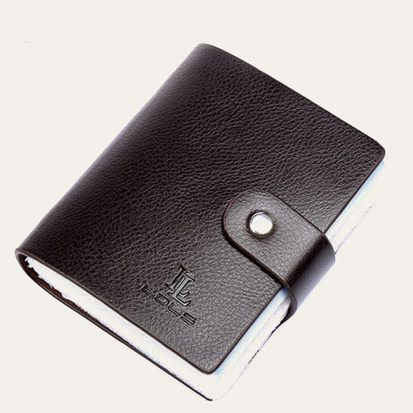 Leather Buckle Business Card Holders