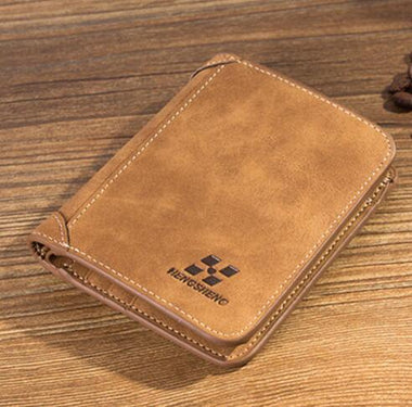 Vintage PU Nubuck Skin Wallet