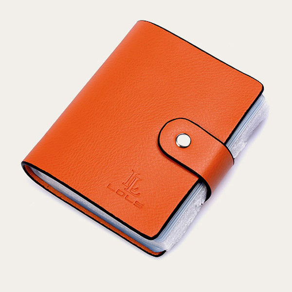 Leather Buckle Business Card Holders
