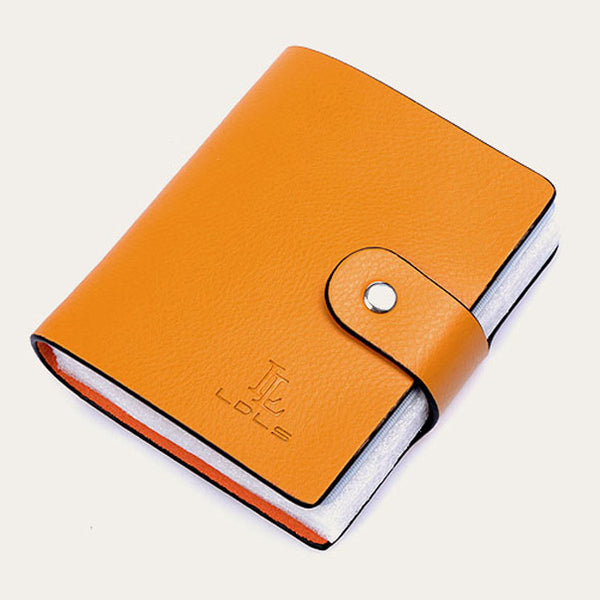 Leather Buckle Business Card Holders